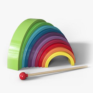Rainbow Musical Toy 3D