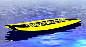 surf prancha 3D model