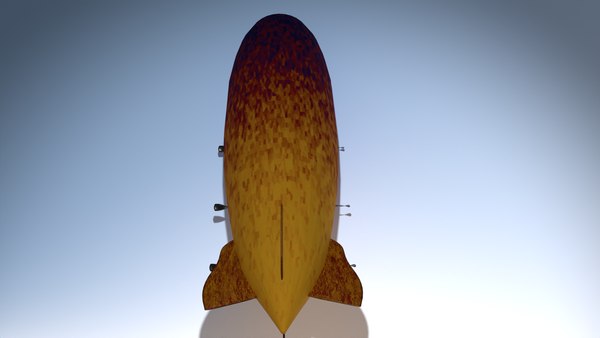 modelo 3d Airship PBR low poly animated - TurboSquid 1940026