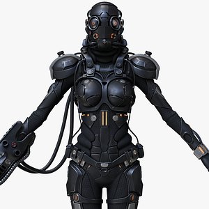 Sci-Fi Cyborg Female