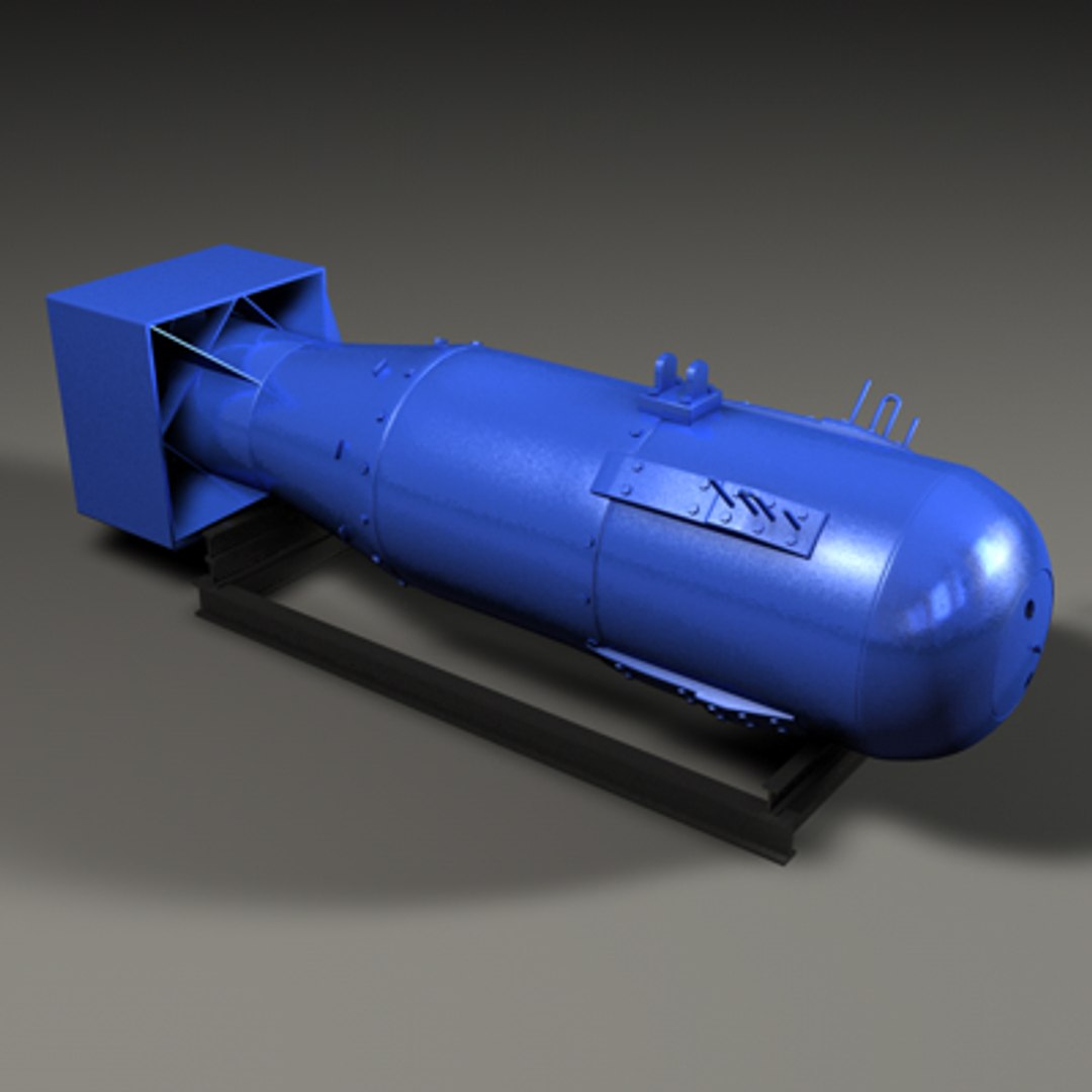 Little Boy Nuclear Bomb 3d Model