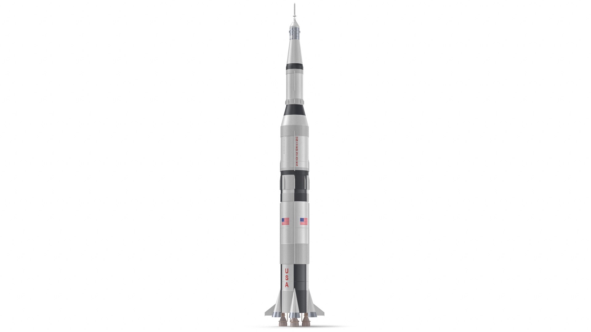 Saturn V Rocket 01 3D Model - TurboSquid 2250760