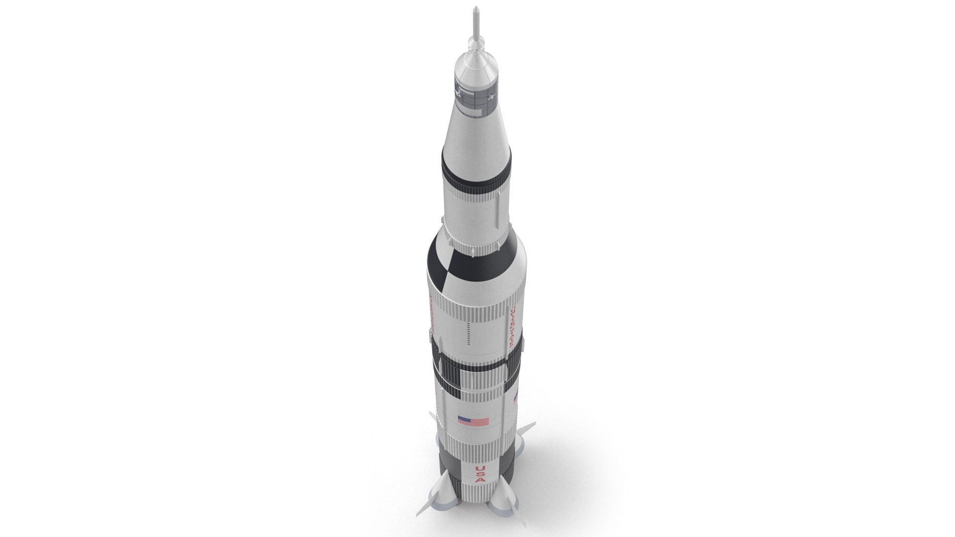 Saturn V Rocket 01 3D Model - TurboSquid 2250760