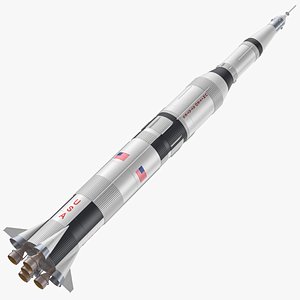 Saturn V Rocket 01 3D model
