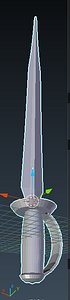 simple sword 3d model