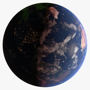 Aurora Borealis Earth Night Globe 43K