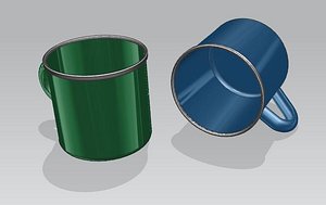 camping mug cup model