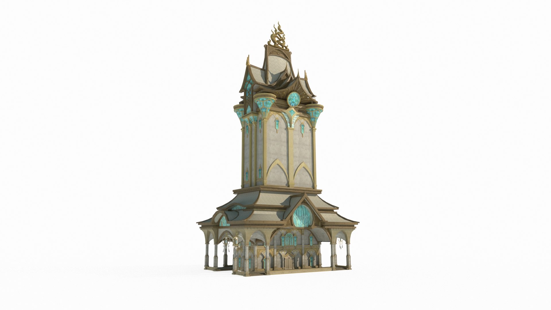 3D Ancient Mythological Architecture - TurboSquid 2090225