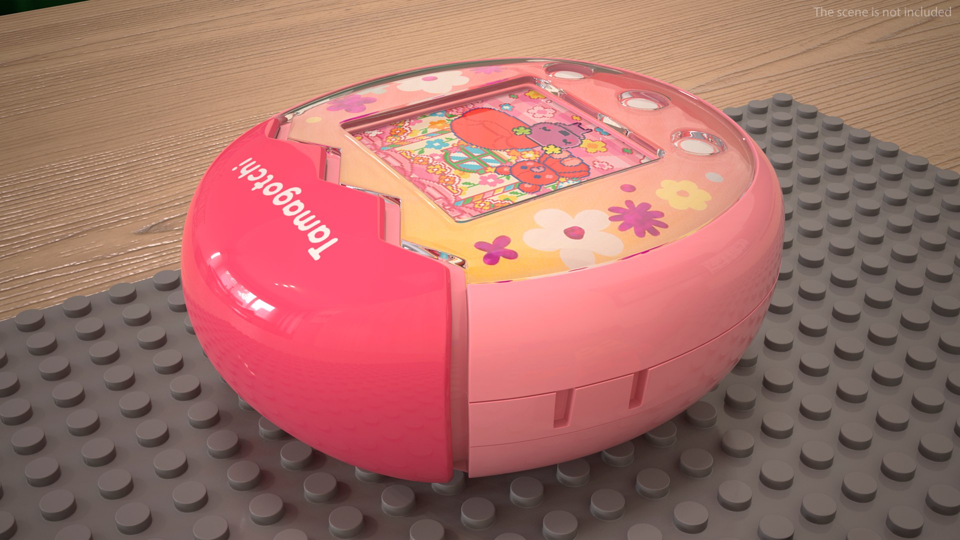 Tamagotchi Pix Floral Pink 3D Model - TurboSquid 2040485