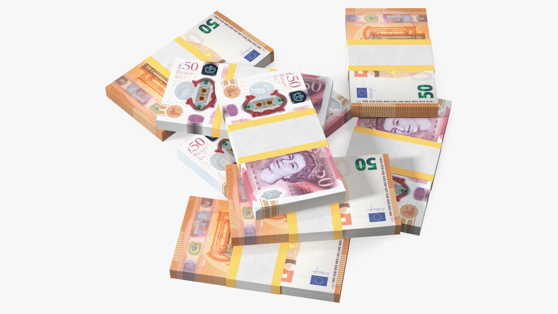 Heap of Money 3D model preview