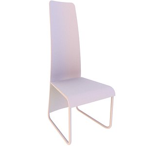 Bistro Kitchen Dining High Backed Chair 13 3D model