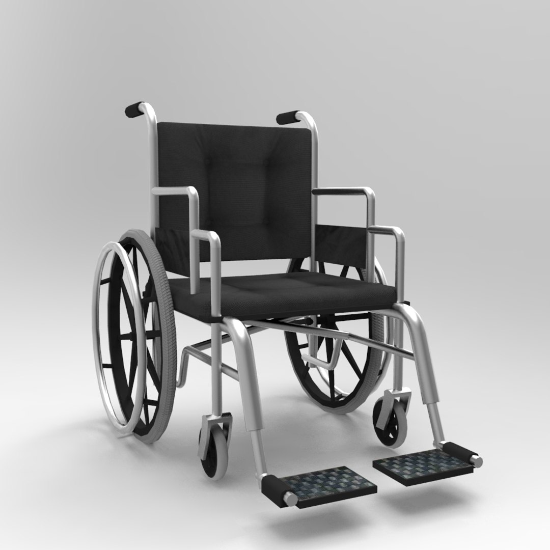 3d модель инвалидная коляска компас