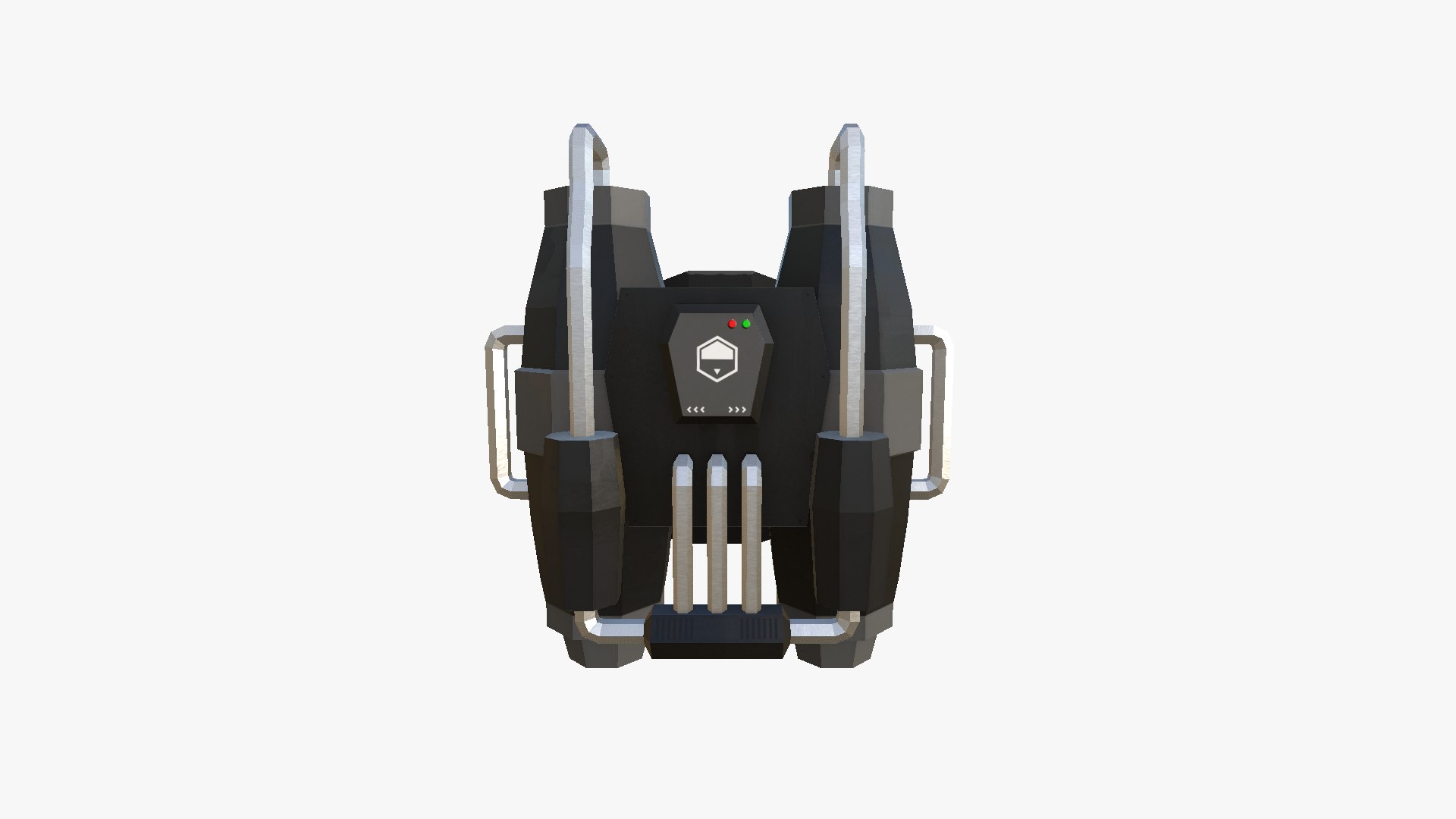 3D Jetpack Low Poly J04 - SciFi Character Design Model - TurboSquid 2256418