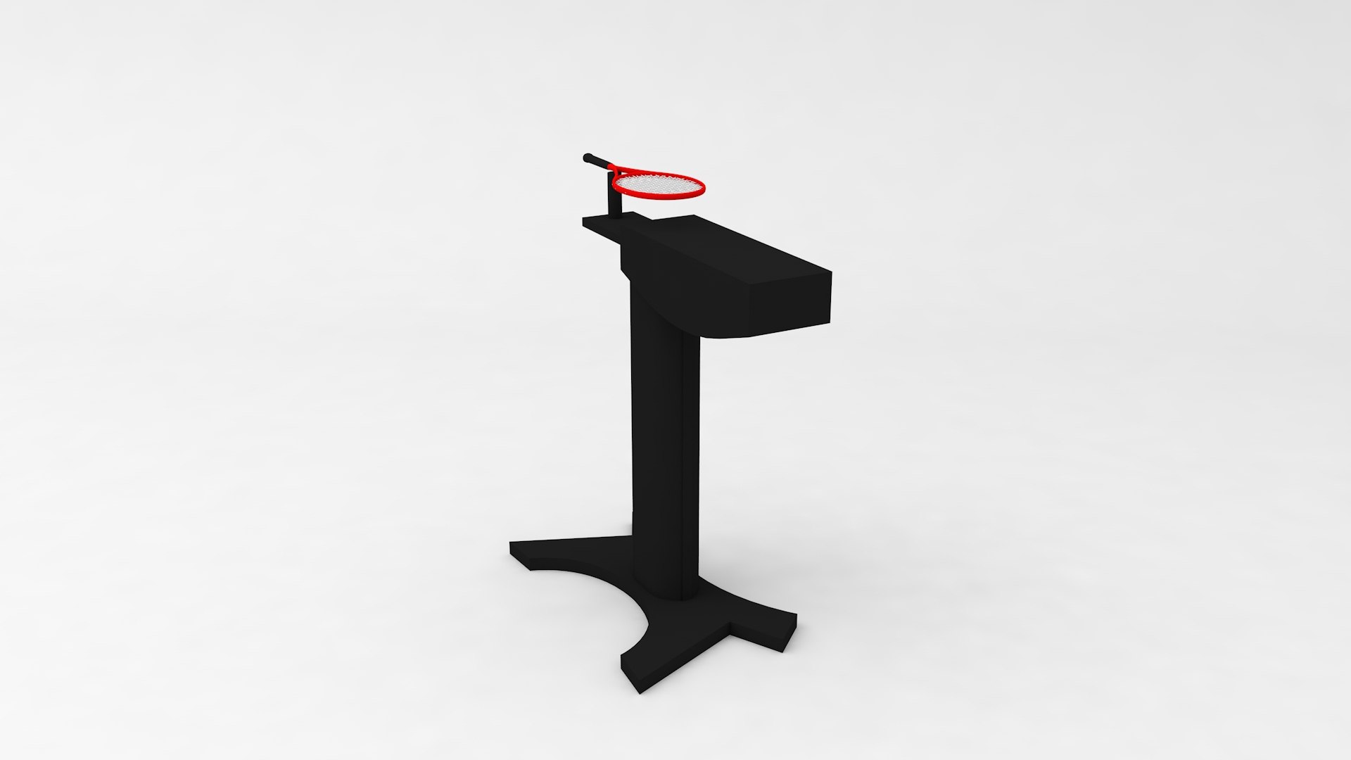 Racket Holder 3D Model - TurboSquid 2170862