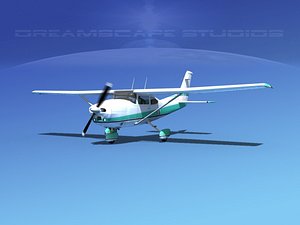 3d skylane cessna 182 model