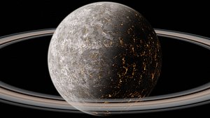 8K Fictional Magma Planet 6