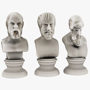 3D Bust Sculpture 3 in 1 model