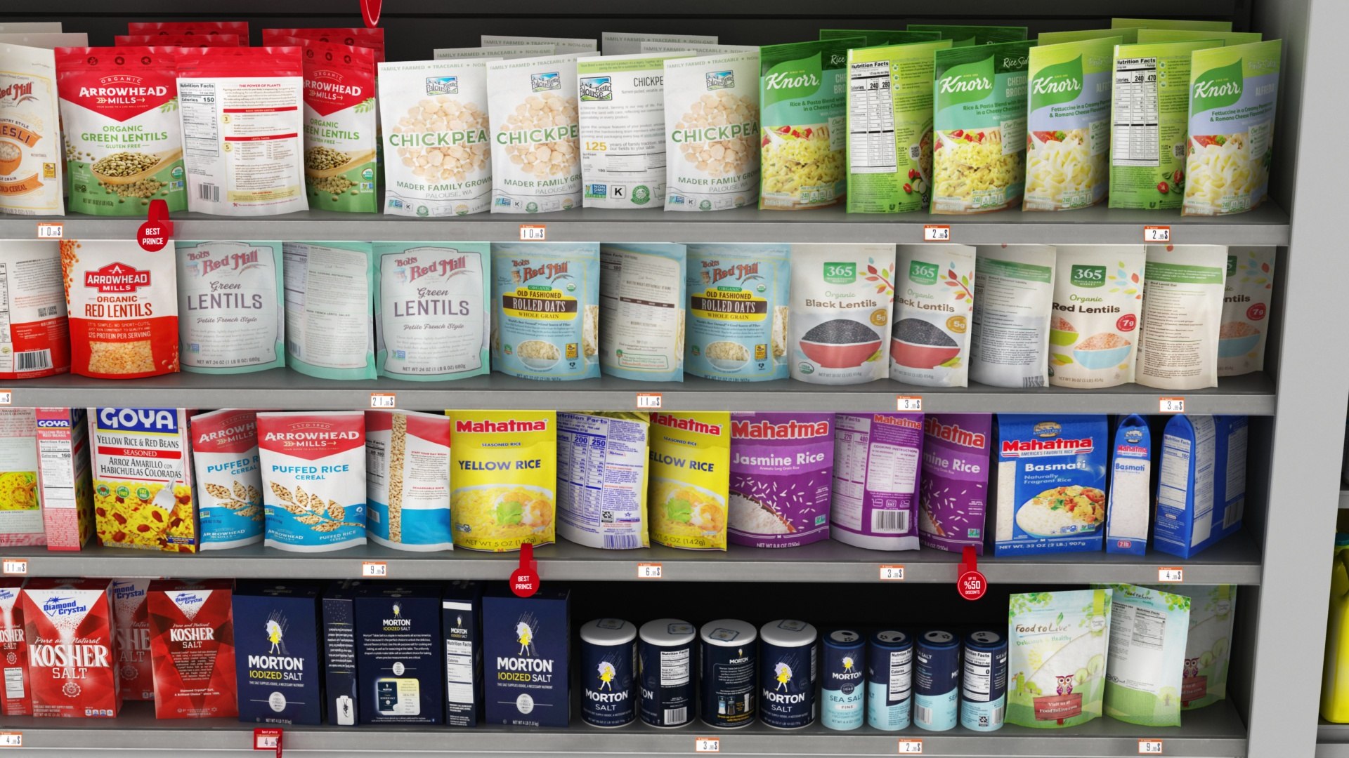 Pantry Staples Supermarket Shelves Model TurboSquid 2324495(02)