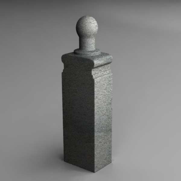 3d guard stone model