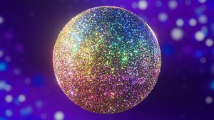 Procedural Rainbow Glitter Shader - Colorful Cycles Texture
