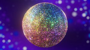 Procedural Rainbow Glitter Shader - Colorful Cycles Texture