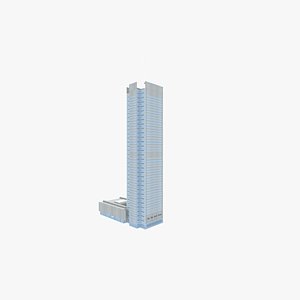 3D new york building