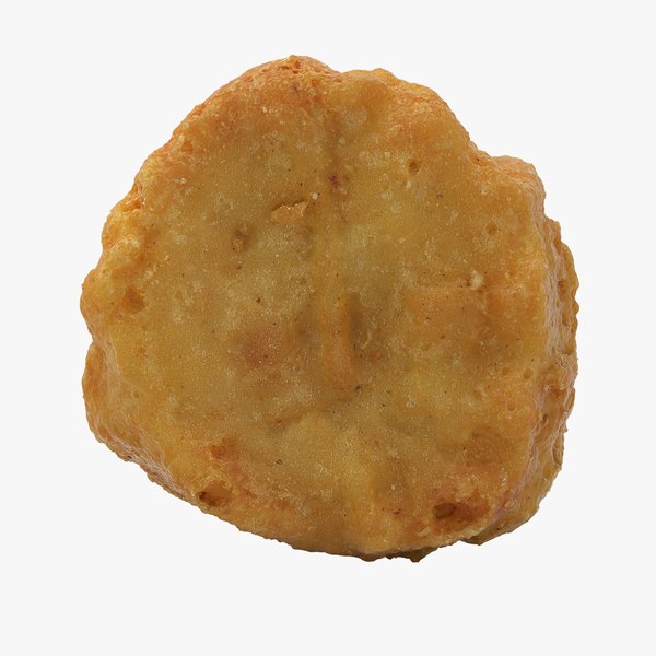 realistic chicken nugget 2 3d model