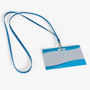 Identity card on strap narrow