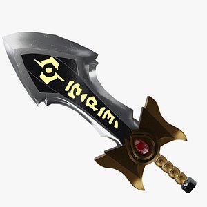 Infinity Edge Sword From League of Legends 3D model