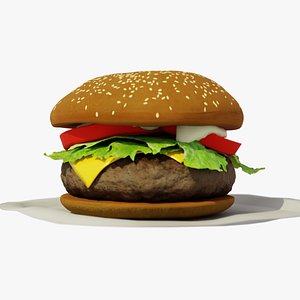 Burger 3D model