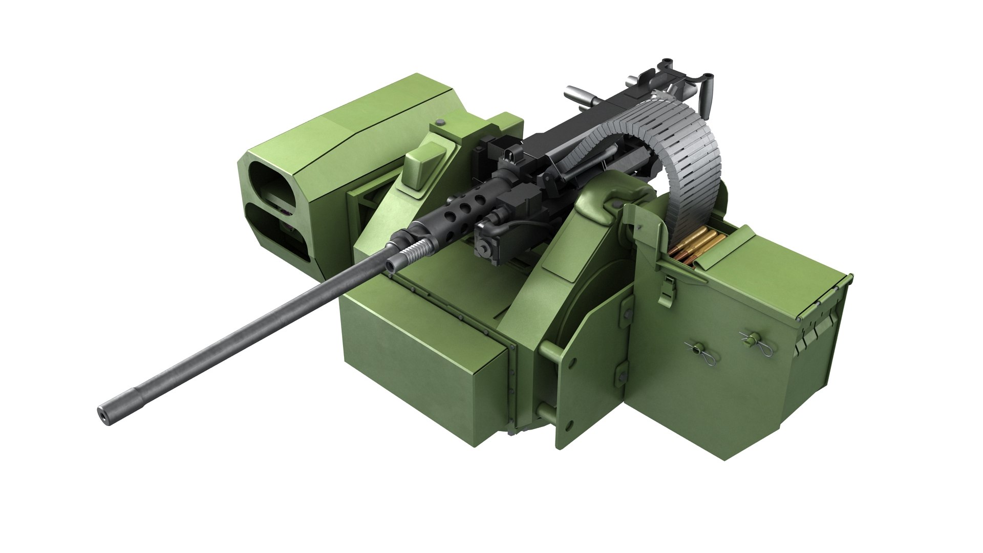 3D Remote Controlled Weapon Station Model TurboSquid 1418027