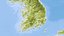 South Korea Map - 12K Realistic Satellite Terrain - Elevation