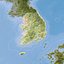 South Korea Map - 12K Realistic Satellite Terrain - Elevation
