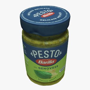 3D Packaging 50 Barilla Pesto