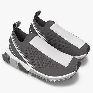 3D Sneakers Black