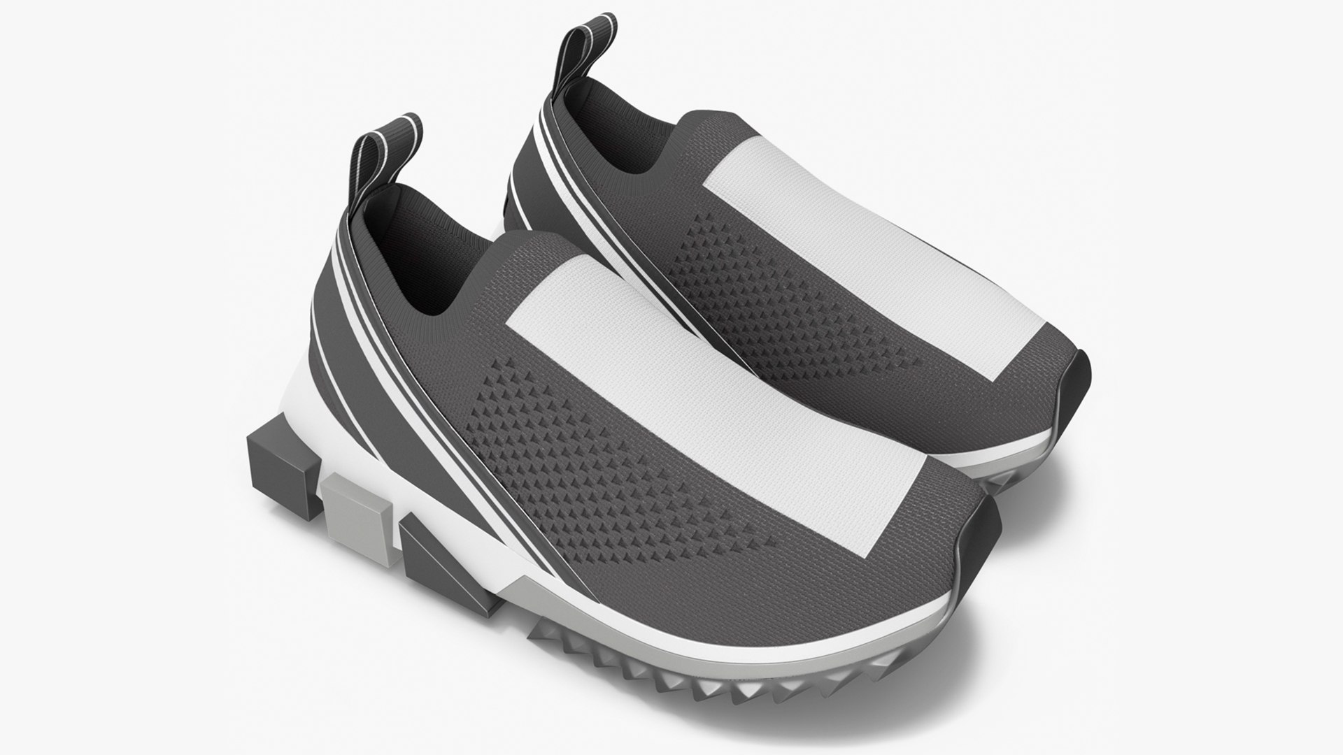 Sneakers Black 3D model preview