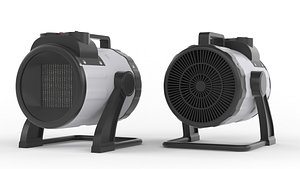 3D model Portable Ceramic Electric Garage Heater