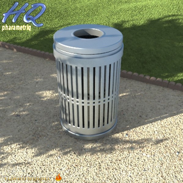 3d model wastebasket 04