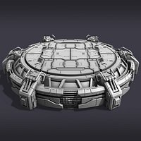 Sci-Fi Mecha Platform Kit Vol 02