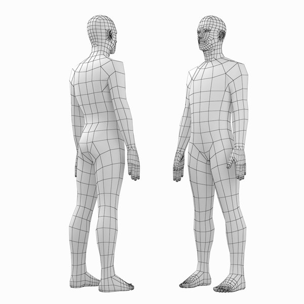 Human female male bodies 3D - TurboSquid 1371495