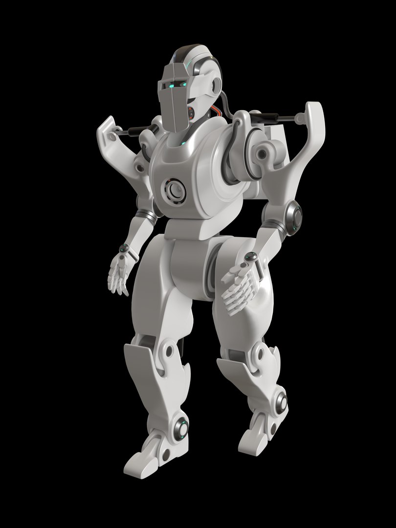 3D Humanoid Robot Character - TurboSquid 1479200