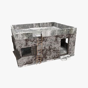 Low Poly Abandoned Building