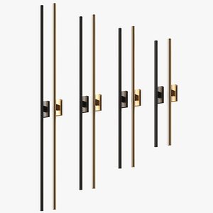 Minimalist Nordic Wall Lamp - Etsy 3D model