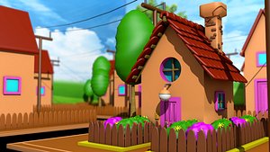 cinema4d anima&ccedil;&otilde;es casas