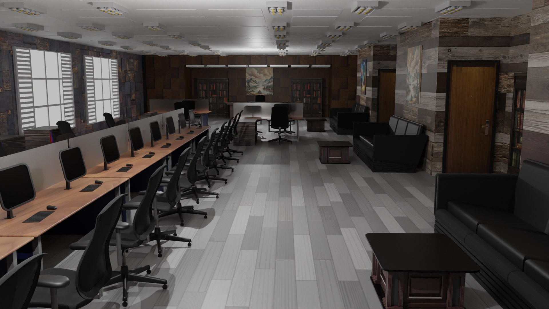 3D Office interior - TurboSquid 2177241