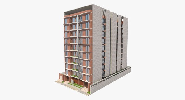 Building apartment model - TurboSquid 1252079