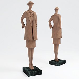 The lady in the coat