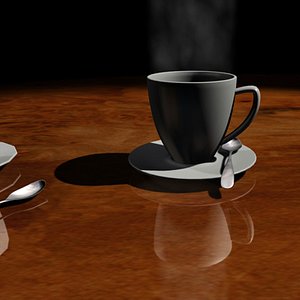 coffee cup and spoon