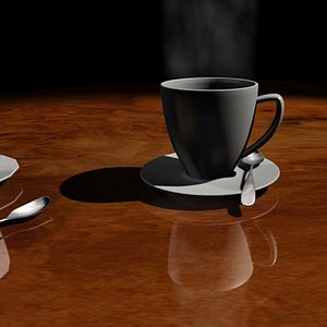coffee cup and spoon