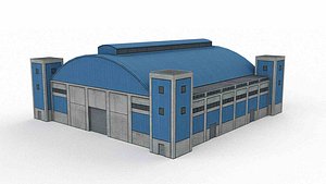 Modern Factory 3D model